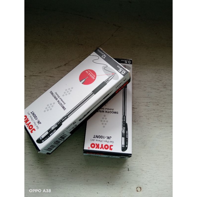 

(12) Gel pen pulpen pena joyko jk-100 Black 0.5 mm/pen joyko