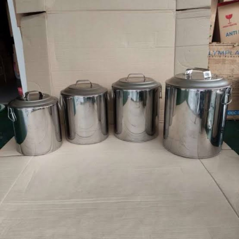 Dandang air Dandang Nasi Dandang bubur Tong soto bubur stainless