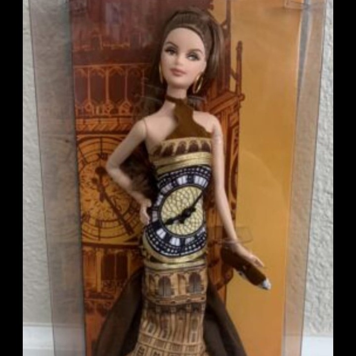 Boneka Barbie Koleksi Landmark Dunia Big Ben London Asli