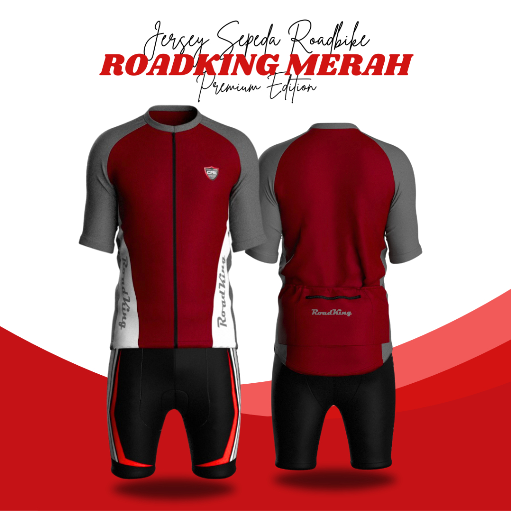 Setelan Jersey Sepeda Cpx Cycling Baju Pria Gowes Roadbike Celana Sepeda Pendek Ketat Padding Busa