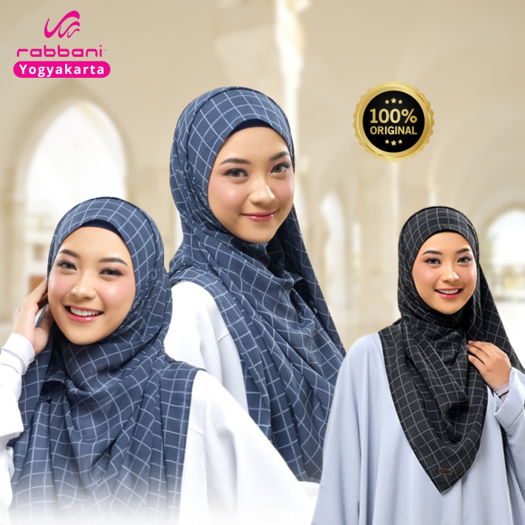 Rabbani - Zymlas Kerudung Segi Empat Motif