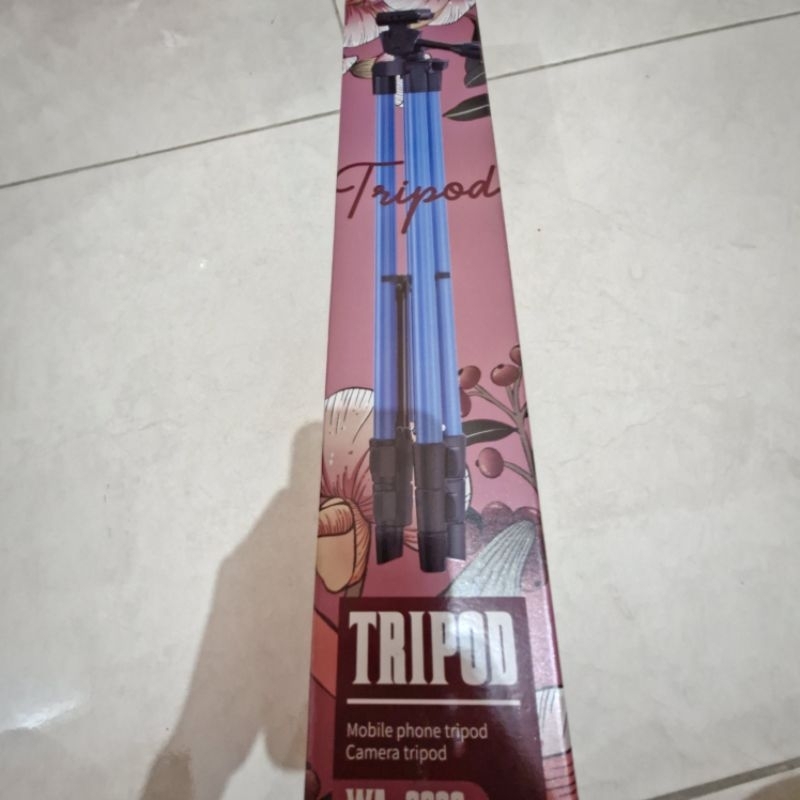 [preloved like new] Mobile phone and camera tripod WAWAWA WA-9988 (GOLD)