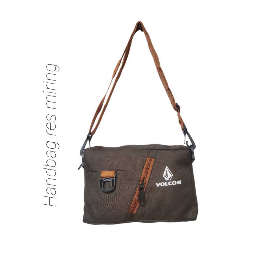 TAS SELEMPANG PRIA BAHAN CORDURA HANDBAG RESLETING MIRING TERMURAH