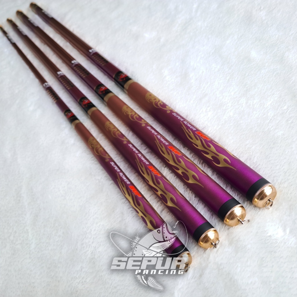 JORAN Tegek King Catfish SUPER POWER GEN 1 UNGU (270-360-450-540) FREE UJUNG SOLID