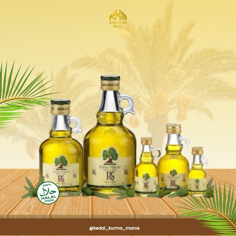 

Minyak Zaitun Extra Olive RS Rafael Salgado ukuran 500ml - 250ML - 90ml