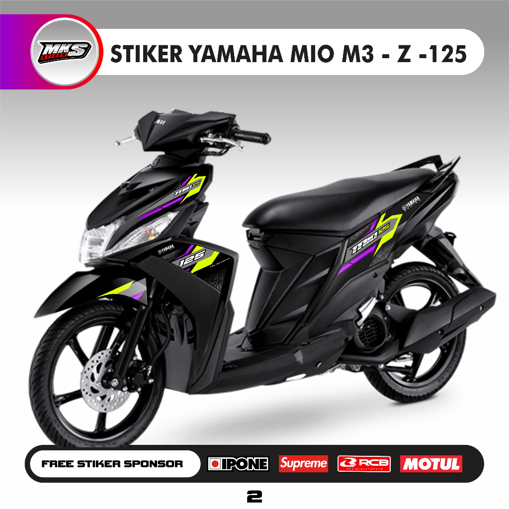 Stiker Mio M3 MIO 125 , MIO Z - Striping Mio M3, MIO 125, MIO Z - Decal Mio M3, MIO 125, MIO Z