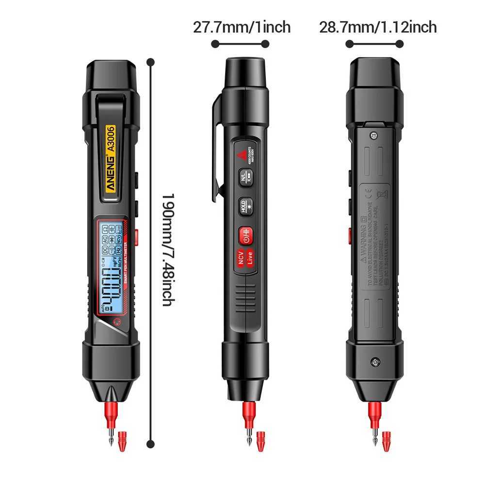 ANENG Digital Multimeter Tespen 2in1 Tester AC Voltage 4000 Count / Tespen Listrik Tes Kabel Putus
