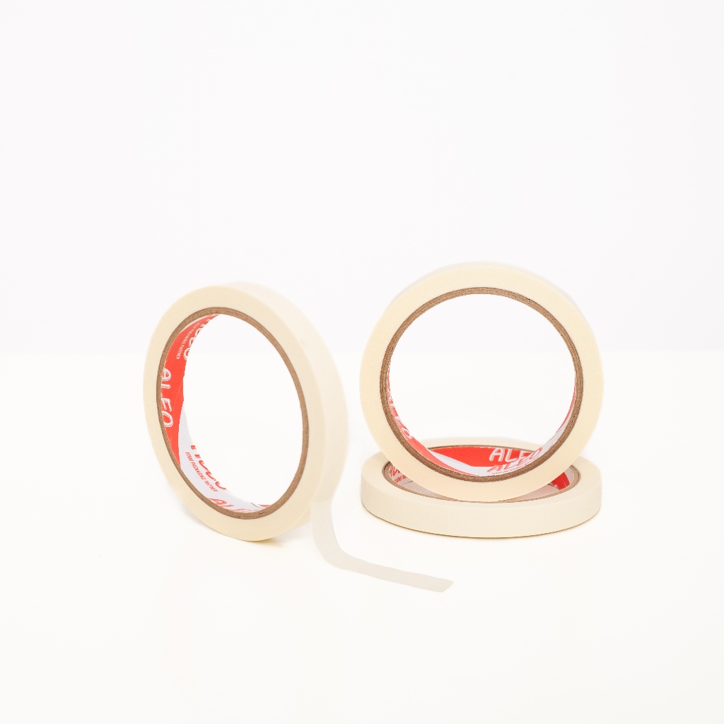 

Masking Tape 12mm x 21 meter - Lakban Kertas 12mm x 21 meter ALEO