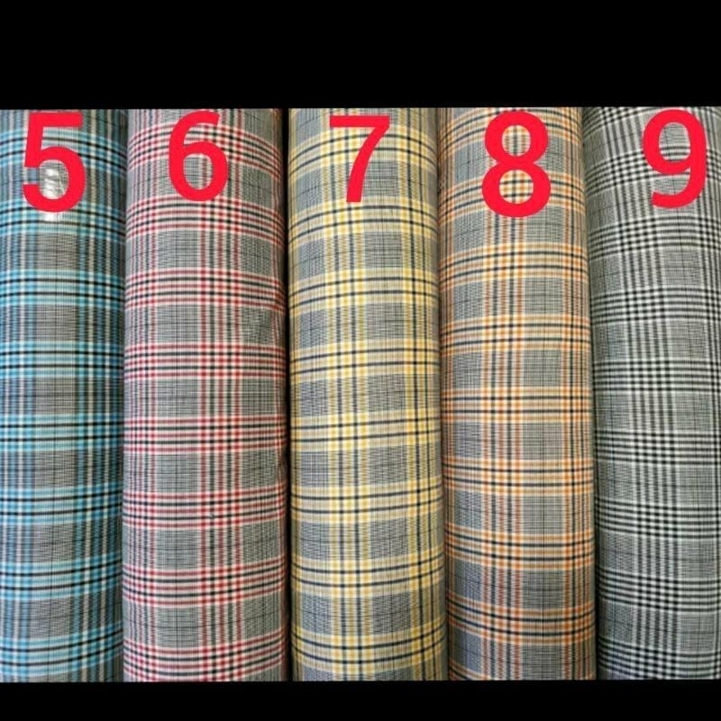 kain kotak zara garis besar lebar 150