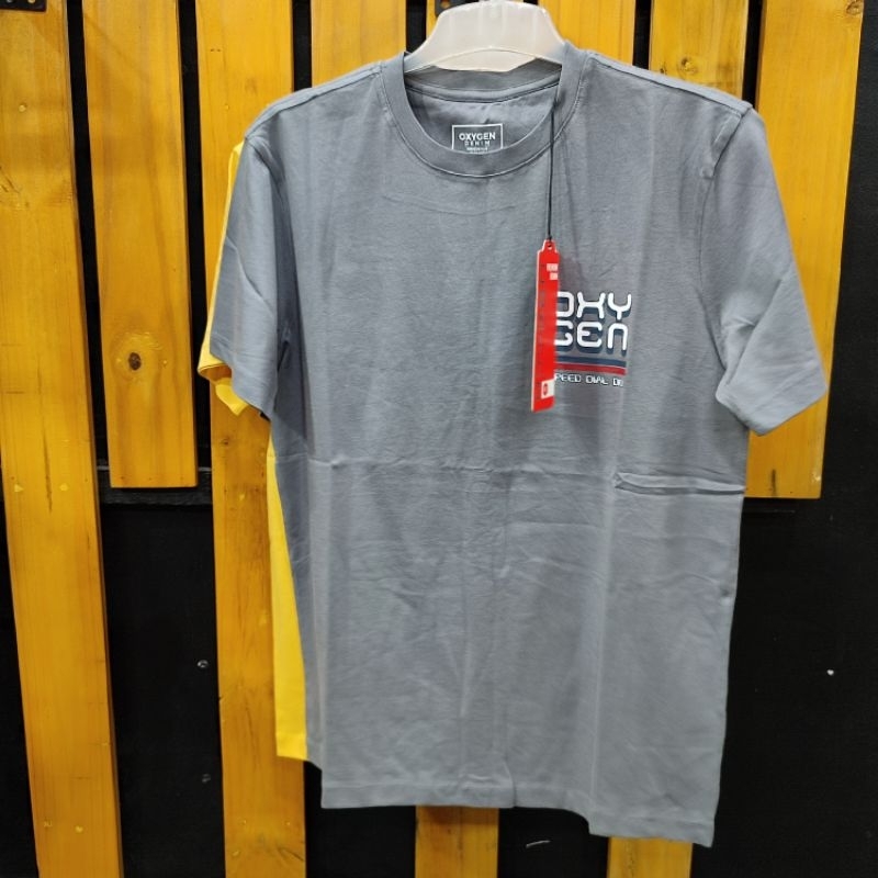 OXYGEN ORIGINAL 013 Atasan Kaos Oblong Pria Lengan Pendek