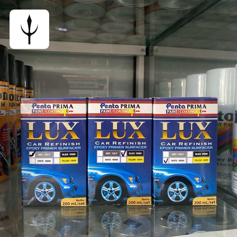 Lux Epoxy Primer Surfacer 200ml set // Grey // White // Black