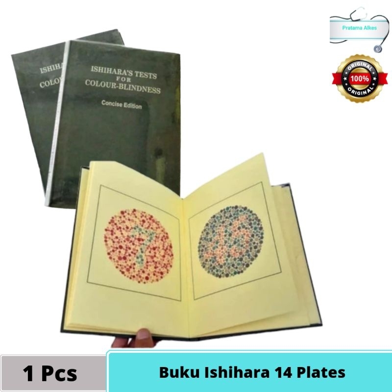 Buku Ishihara 14 Plate / Ishihara Book / Buku Tes Buta Warna