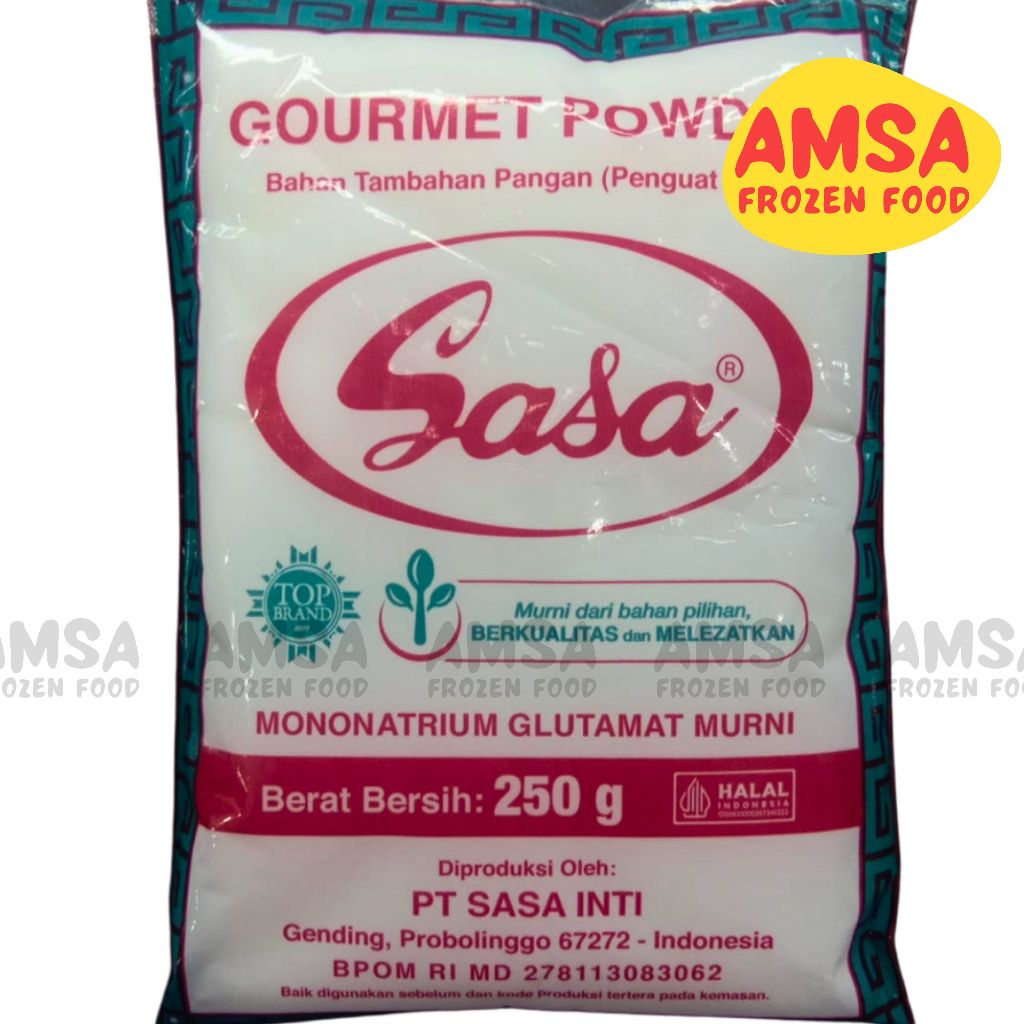 

Sasa MSG 250gr / Micin / Mecin / Mononatrium Glutamat / Penguat Rasa