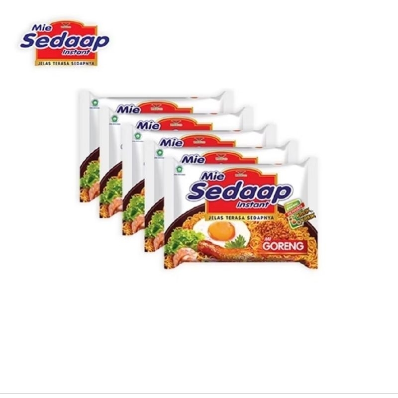 

Sedap Mie Instan GorengBag 90gr x5