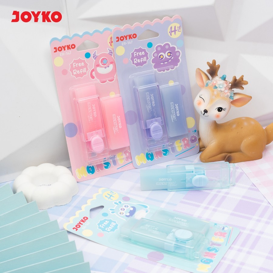 

Penghapus Joyko ER-147 Hi Monster Original (1 PCS) / Penghapus Eraser Joyko ER-147 / Penghapus Fancy