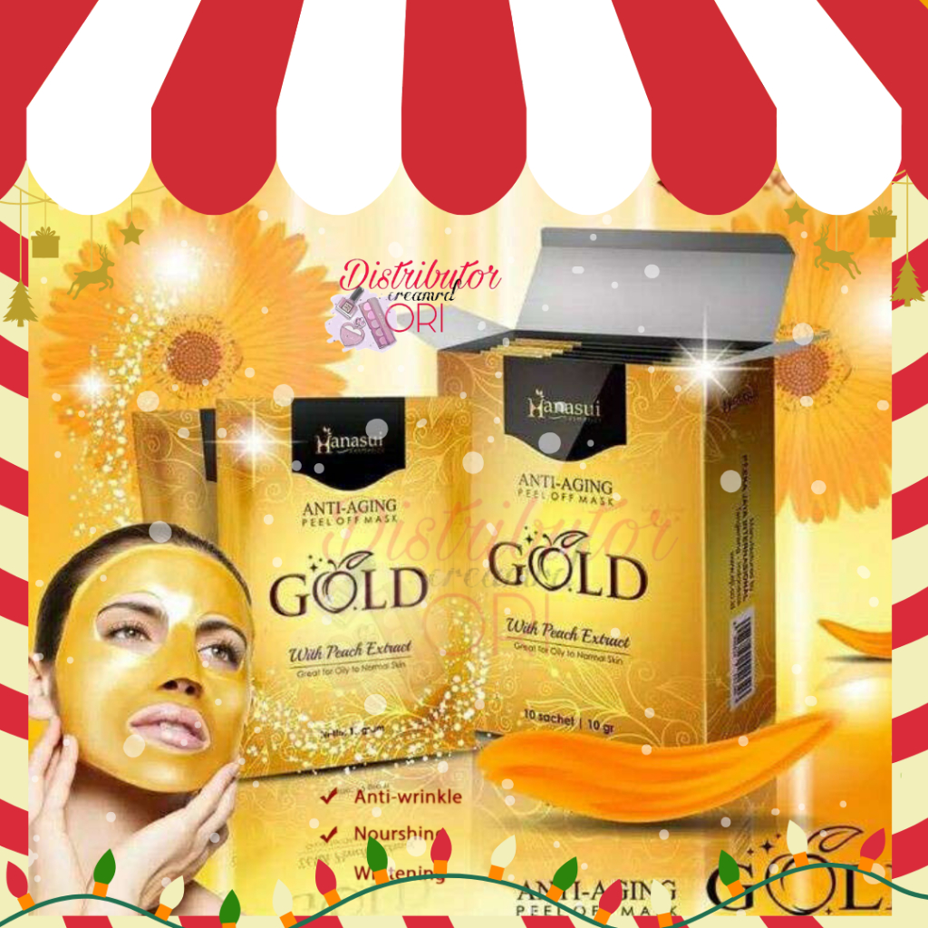 NATURGO GOLD MASK hanasui SYB/ MASKER EMAS SACHET SYB hanasui