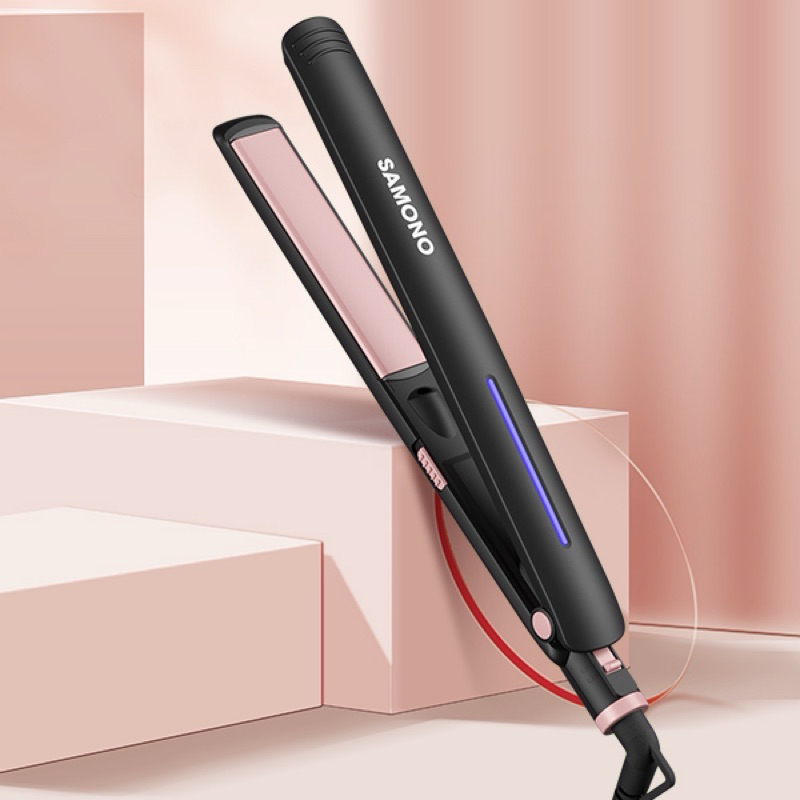 Catokan Rambut 2in1 Catok Keriting Lurus Catokan Rambut SAMONO Catokan Rambut Lurus dan Keriting LED