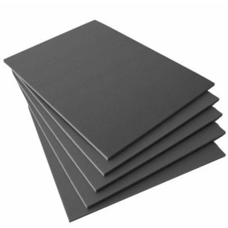 plat PVC sheet gray 3mm x 10cm x 20cm PVC sheet lembaran 3mm