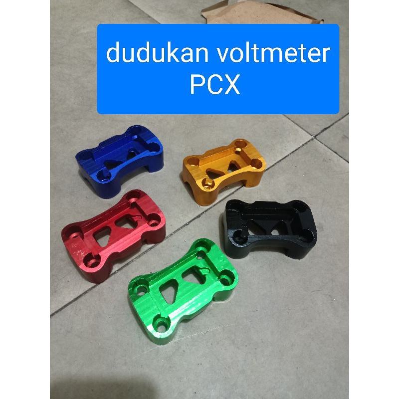 breket dudukan voltmeter PCX,raiser stang dudukan voltmeter PCX