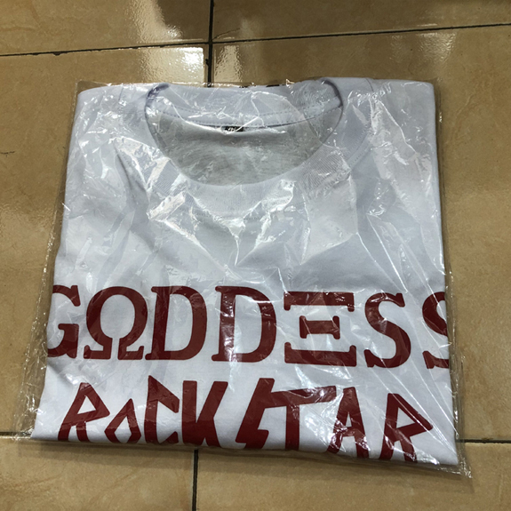 READY STOCK | LANGSUNG ORDER AJA | Kaos Reality Club Goddess Rockstar Tshirt Putih Casual 100% Cotto