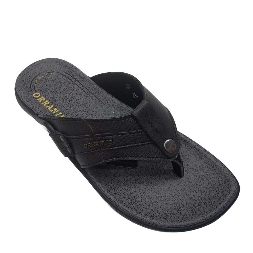 Orranil 8615 sandal pria dewasa Warna Hitam,Tan 39-43