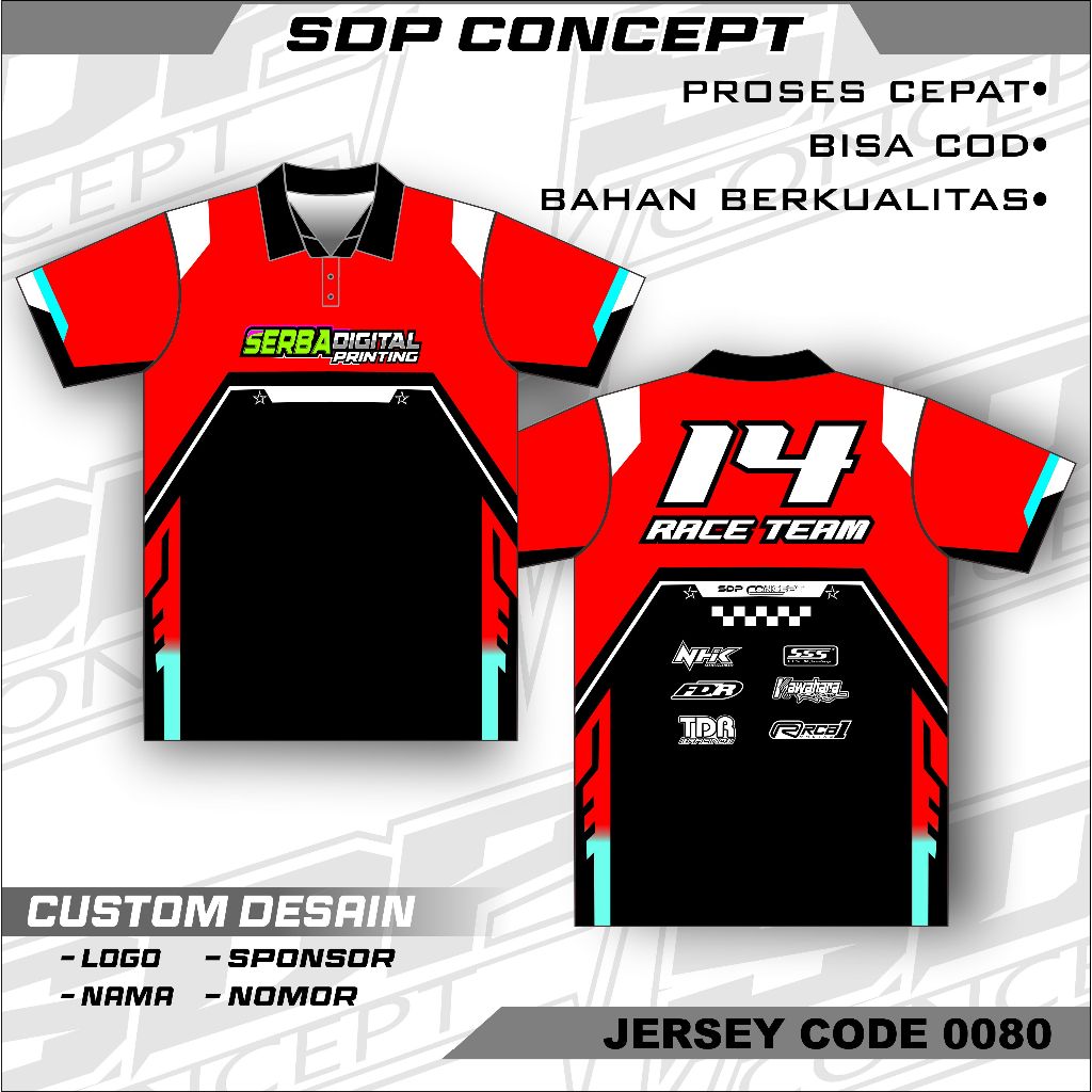 Jersey Racing Custom | Jersey Balap | Baju Jersey Racing Custom | Kaos Jersey Racing | Jersey Custom