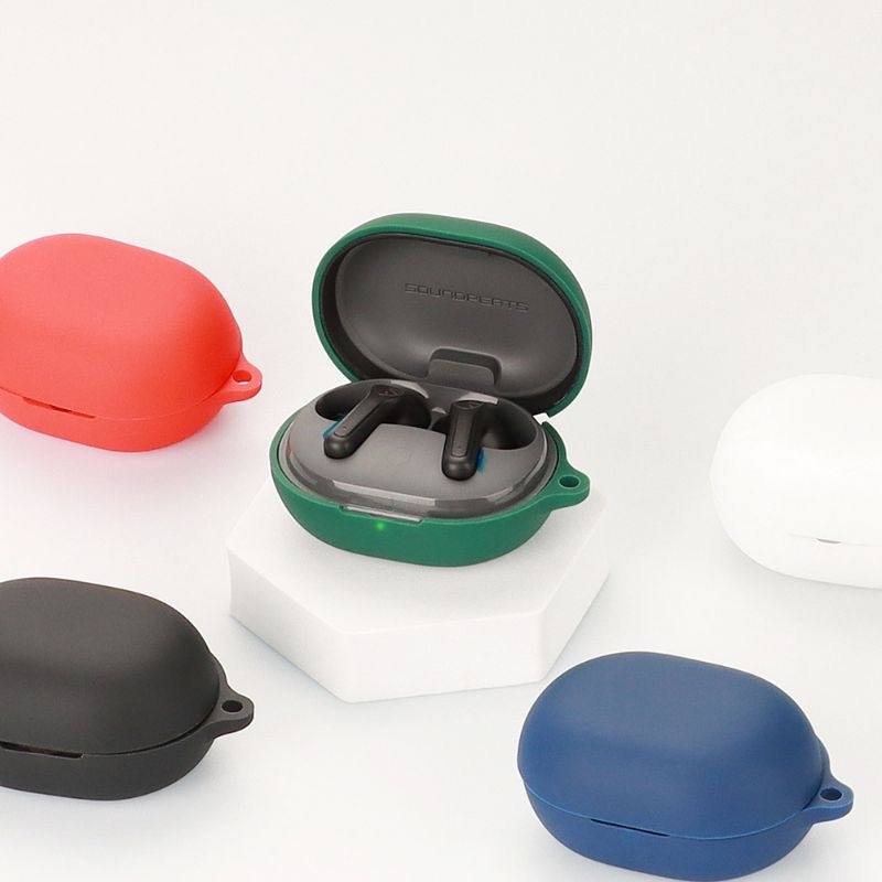 Case Casing Cover Silicone Protective SoundPEATS T3 Pro / T3Pro +Carabiner