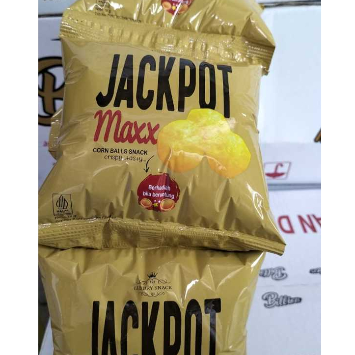

JACKPOT MAXX corns balls snack crispy tasty renteng 10@18g
