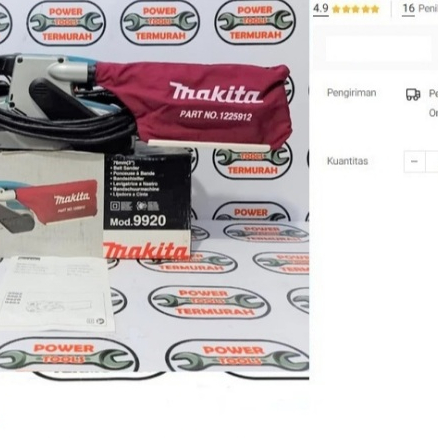 

Mesin Amplas 9920 Makita Belt Sander 9920