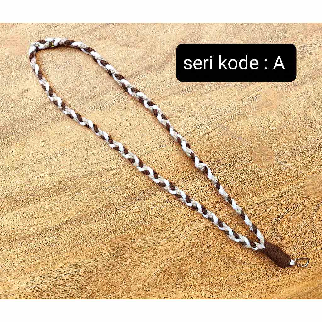 TERLARIS | STRAP LANYARD ID CARD | TALI ID CARD | TALI MACRAME | GANTUNGAN TALI ID CARD MACRAME