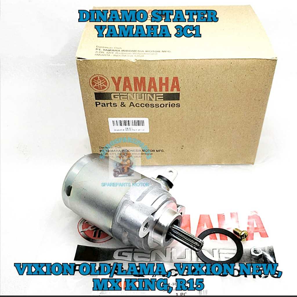 DINAMO STATER 3c1 ASLI ORIGINAL Motor YAMAHA VIXION OLD / LAMA , VIXION NEW , MX KING, R15 V2 , Xabr