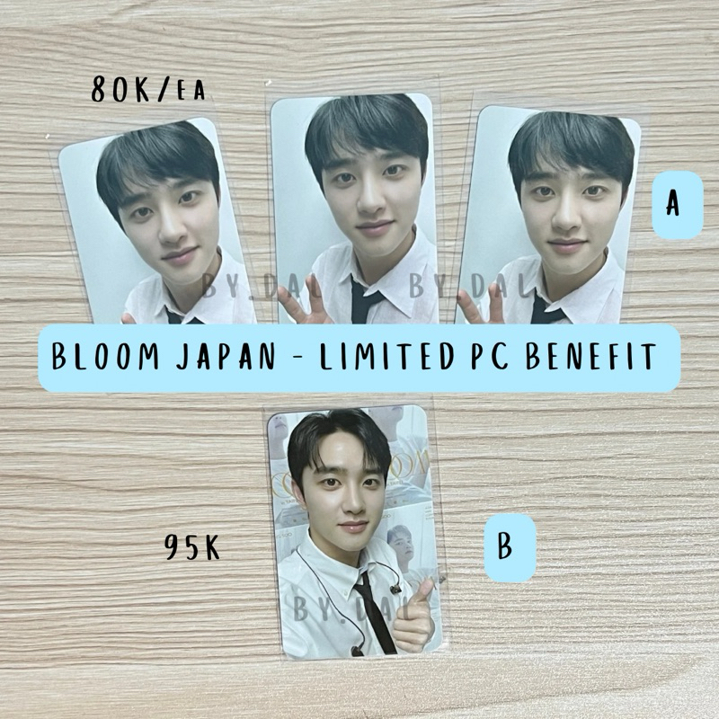 DOH KYUNGSOO PC PHOTOCARD BLOOM JAPAN BENE