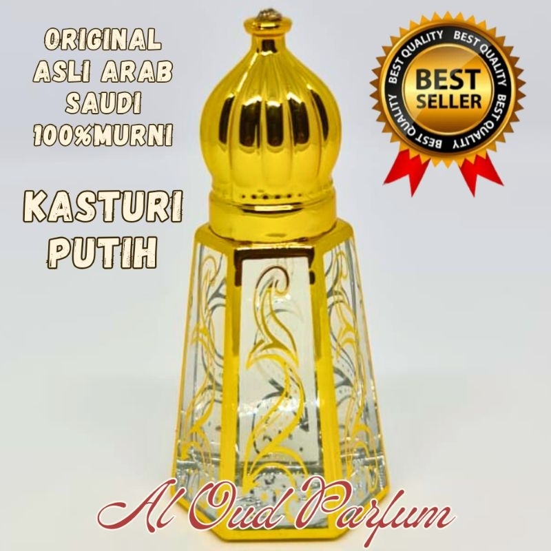 Minyak Kasturi Putih Original Impor Arab Saudi 15ml