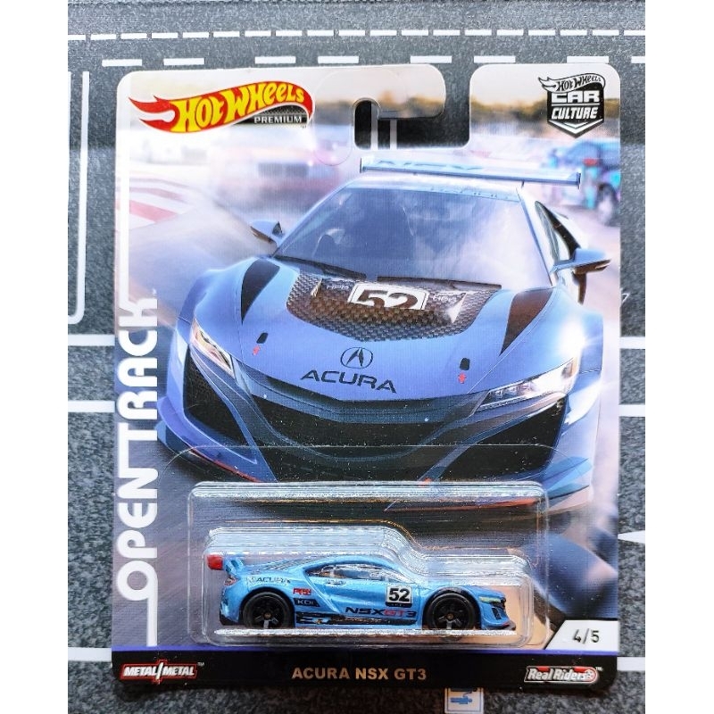 Hotwheels Premium Open Track Acura NSX GT3