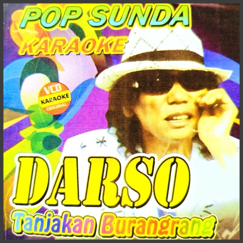 Kaset VCD Musik Bisa Karaoke 14 Lagu Pop Sunda DARSO Album Pilihan Terlaris