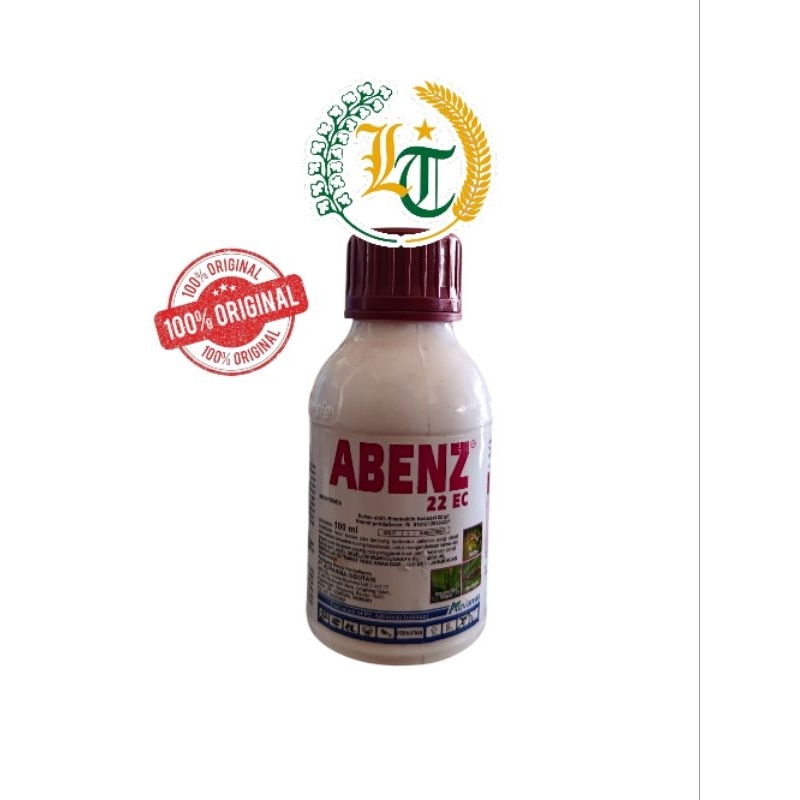 ABENZ 100 ML 22 EC  INSEKTISIDA Pembasmi Ulat Grayak Ulat Bawang Ulat