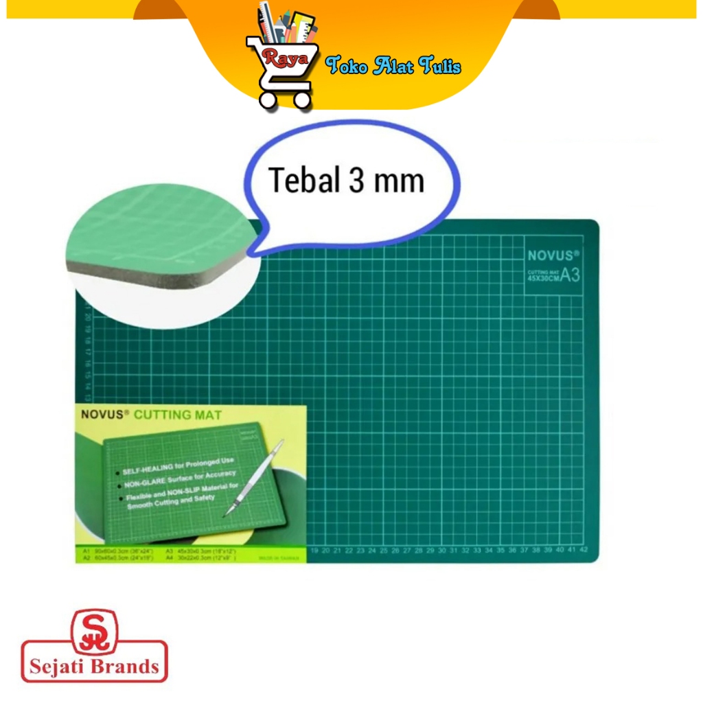 

NOVUS Cutting Mat A2 600 x 450 x 3mm