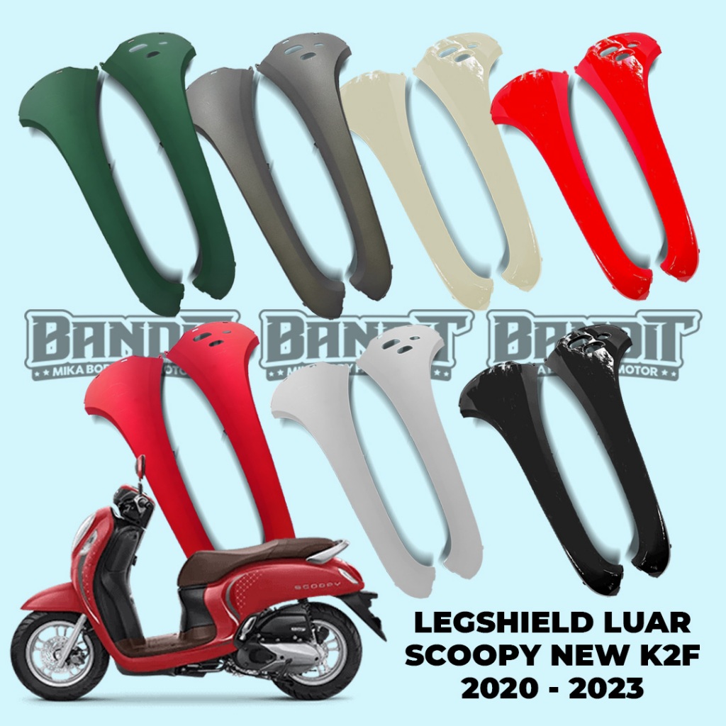 Legshield Dek Sayap Luar kanan kiri scoopy new 2020 2021 2022 2023