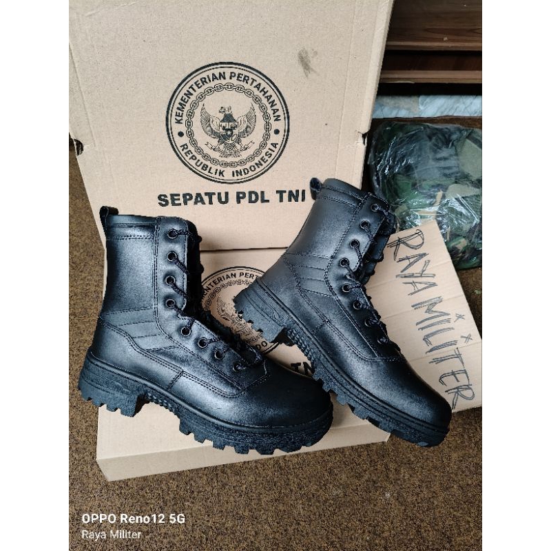 sepatu PDL TNI jatah pembagian KEMHAN. ORI 100%