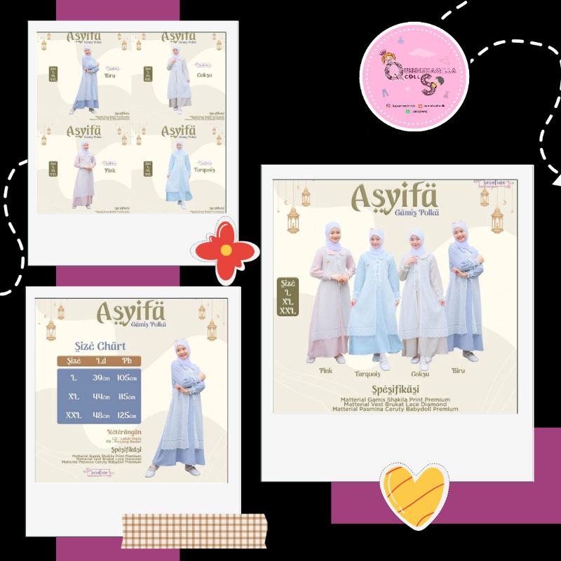 Asyifa Gamis Polka