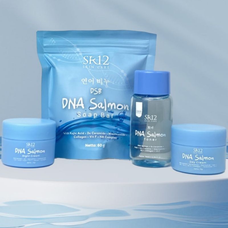 DNA Salmon SR12, DNA Salmon, SR12 DNA Salmon Skin Care, DNA Salmon Toner, DNA Salmon Soap Bar, DNA S