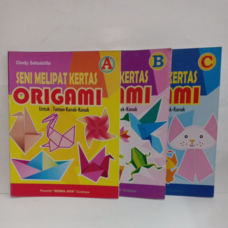 Seni melipat kertas origami jilid ABC