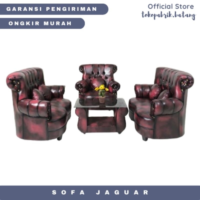 Sofa Jaguar Jumbo 321 / Sofa Jaguar 221 Minimalis / Kursi Tamu Sofa Murah Cirebon Tegal Pekalongan B