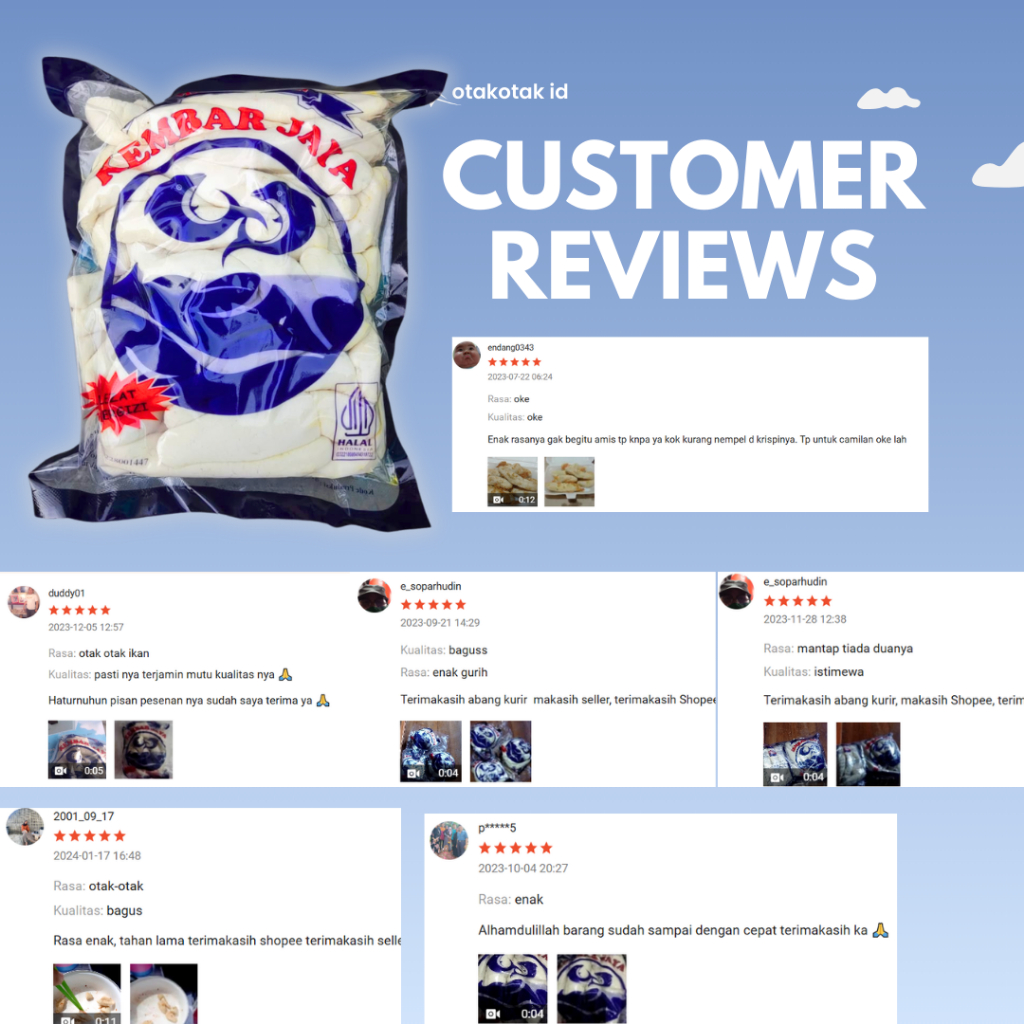 

BAH Isi 50 PCS Otak Otak Kembar Jaya 1 kg - Otakotak Ikan Enak Viral KEMBARJAYA