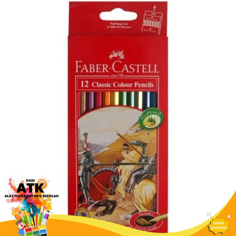 

Pensil Warna Faber Castell 12 Warna Classic