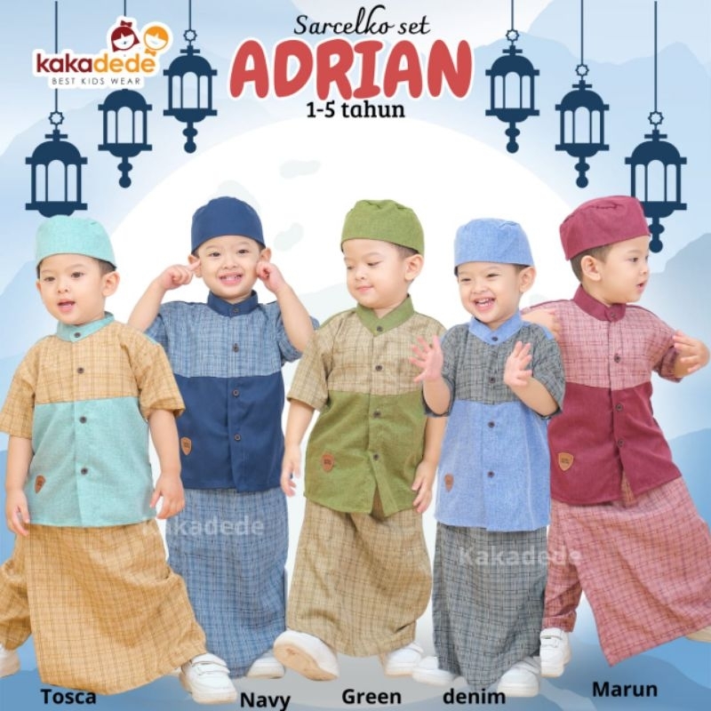 SARCELKO SET ADRIAN KAKADEDE / SET SARCELKO ADRIAN KAKADEDE
