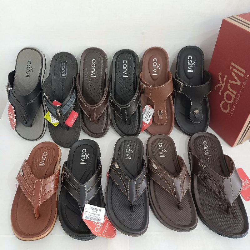 Macam Macam Sandal Carvil Jepit sopan kasual | sandal harian Carvil | sandal kasual Carvil | sandal 