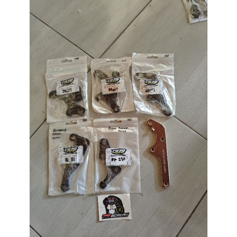 BREKET KALIPER NISSIN JUPITER Z, FIZ R,MIO GEAR, AEROX, NMAX, BEAT, GENIO, VARIO, SCOPY