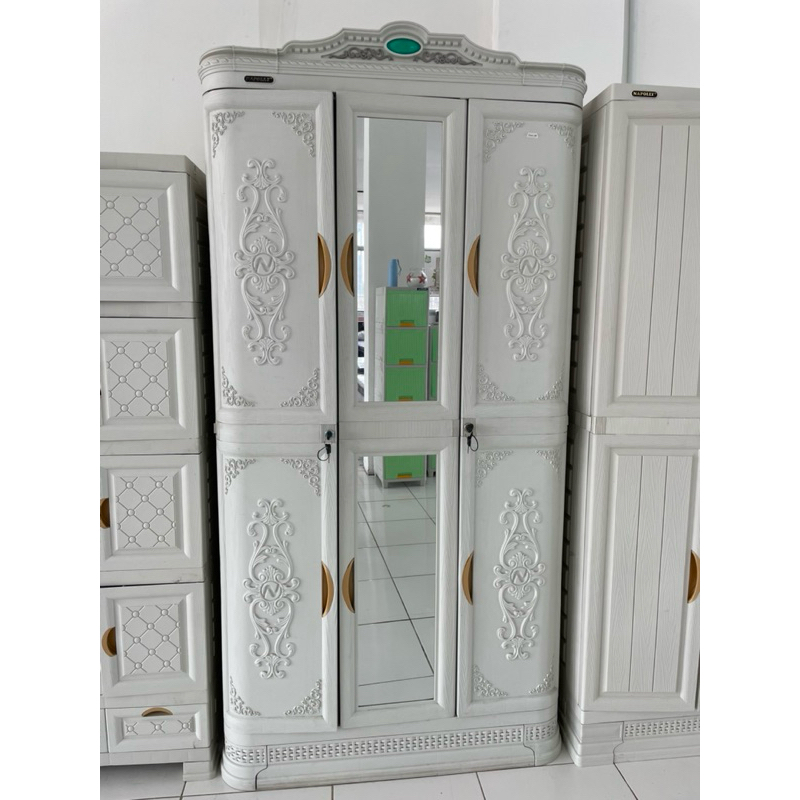 LEMARI PLASTIK NAPOLLY 3 PINTU