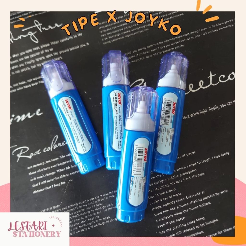 

(1 PCS)Tipe X Joyko CF-S209 | Tipe Cair Joyko | Correction Fluid | Tipe x Cair Joyko CF - S209 | Lestari Stationery